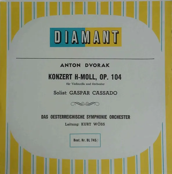 Konzert H-Moll Für Violincello Und Orchester, Op.104