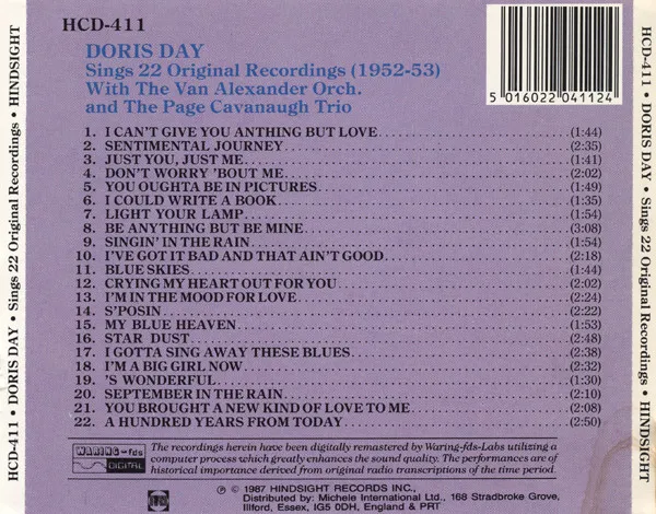 Sings 22 Original Recordings