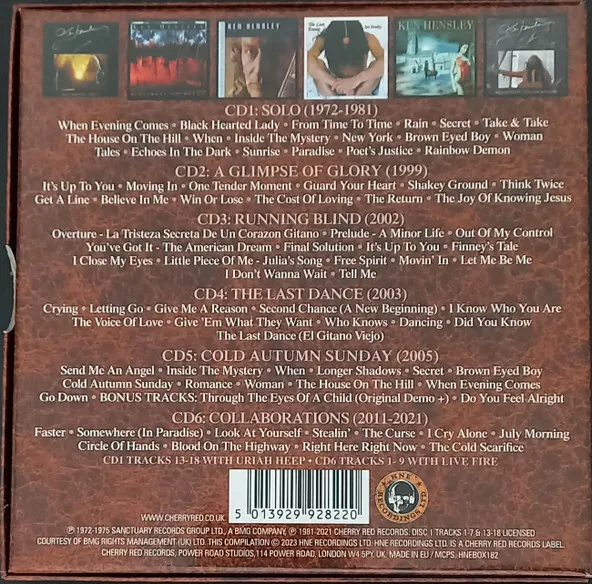Past & Present (Songs In Time): A Ken Hensley Anthology 1972 - 2021