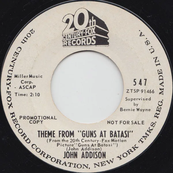Theme From "Guns At Batasi"