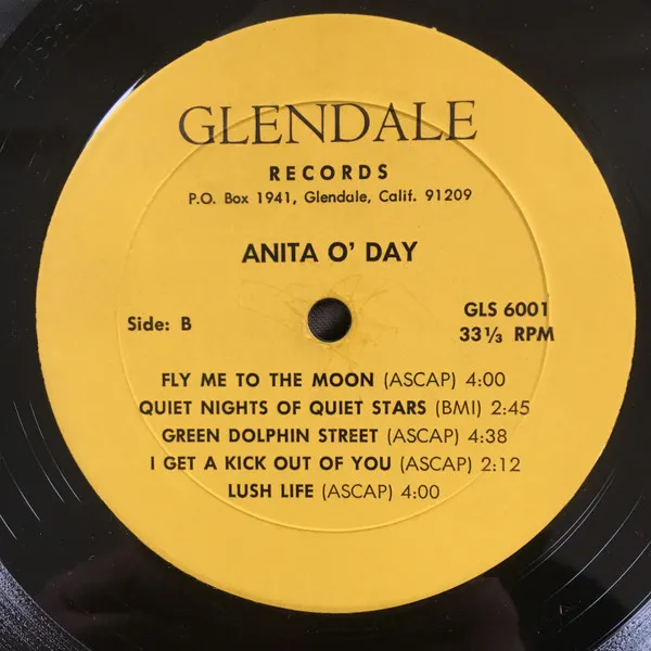 The Legendary Anita O'Day/Volume Two