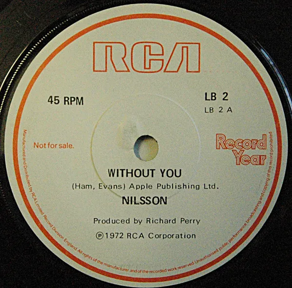Without You / Introduces Record Year And 'The Day They Remembered.'