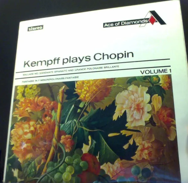 Kempff Plays Chopin - Volume 1