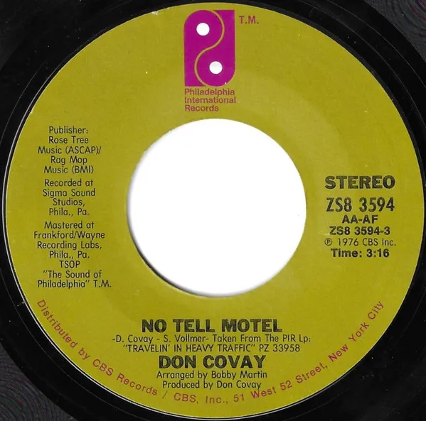 No Tell Motel / Right Time For Love