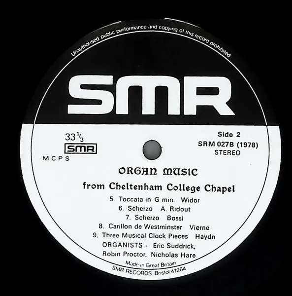 Organ Music From Cheltenham College Chapel