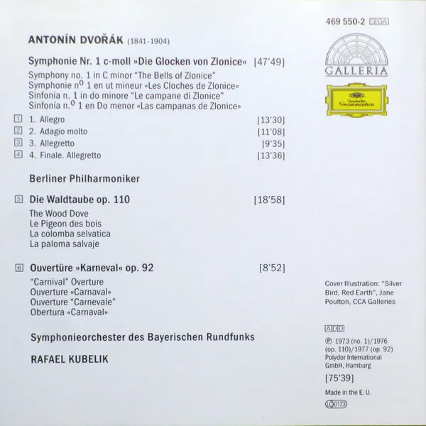 Symphony No. 1 • The Wood Dove • "Carnival" Overture