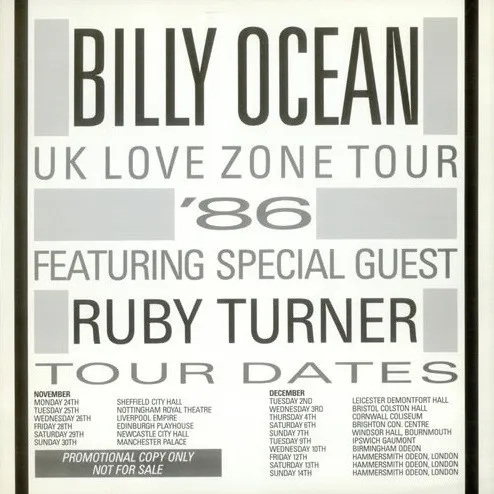 UK Love Zone Tour '86
