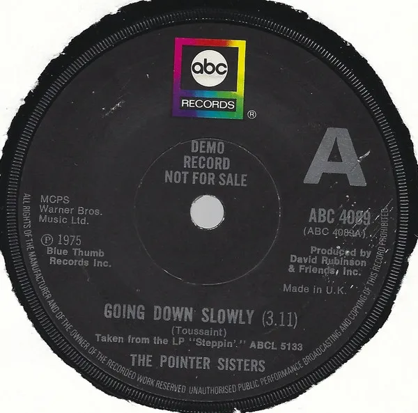 Going Down Slowly