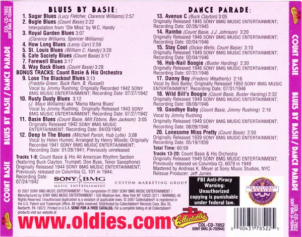 Blues By Basie / Dance Parade