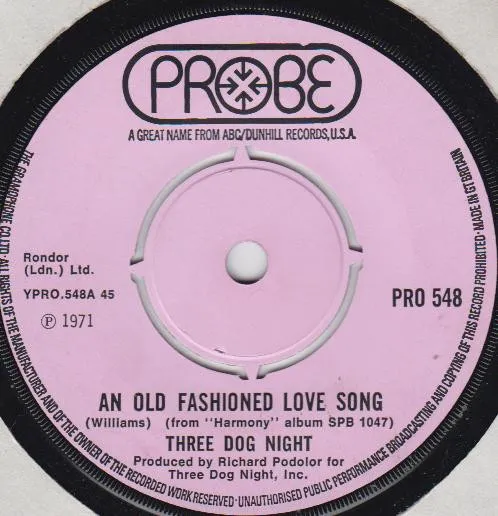 An Old Fashioned Love Song