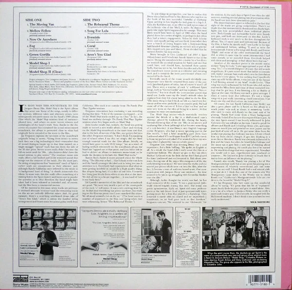 Model Shop -OST/Hq Vinyl-
