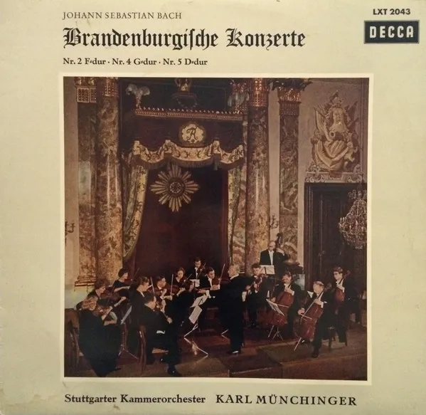Brandenburgische Konzerte (Nr. 2 F=Dur ⋅ Nr. 4 G=Dur ⋅ Nr. 5 D=Dur)