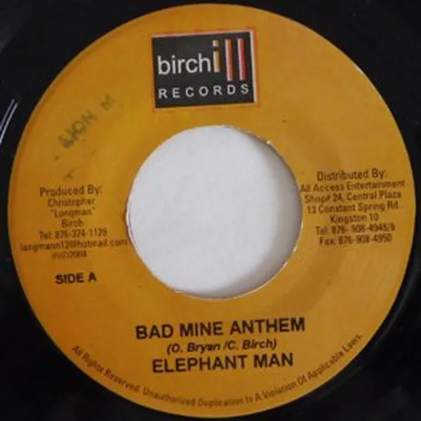 Bad Mine Anthem