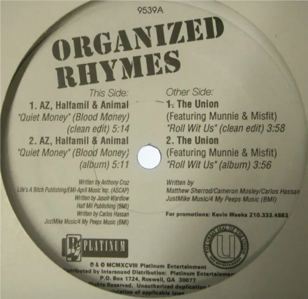 Organized Rhymes
