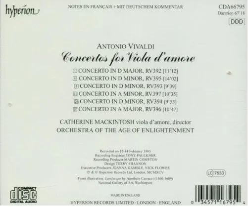 Viola D'amore Concertos