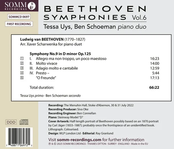 Symphonien für Klavier 4-händig Vol.6