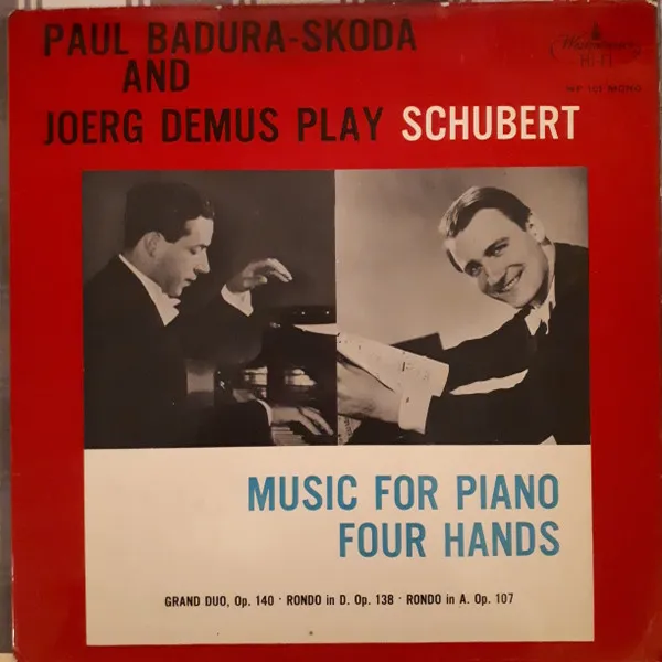 Paul Badura-Skoda And Joerg Demus Play Schubert - Music For Piano Four Hands (Vol. 1)