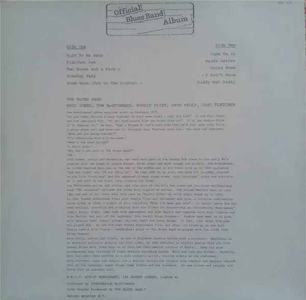 Official Blues Band Album