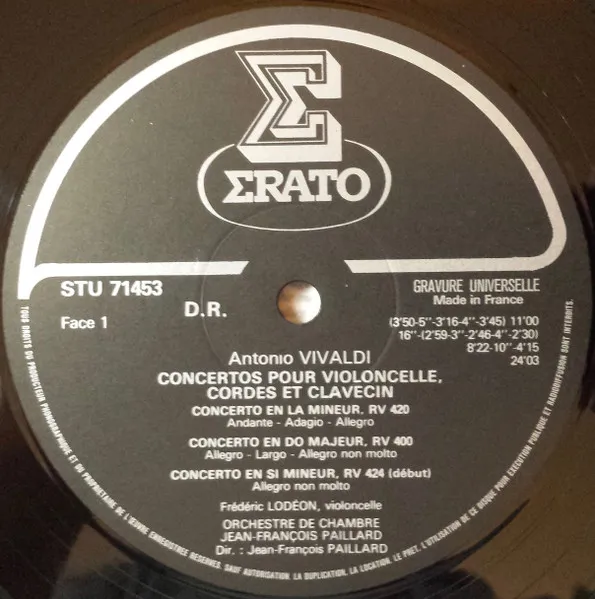 Concertos Pour Violoncelle