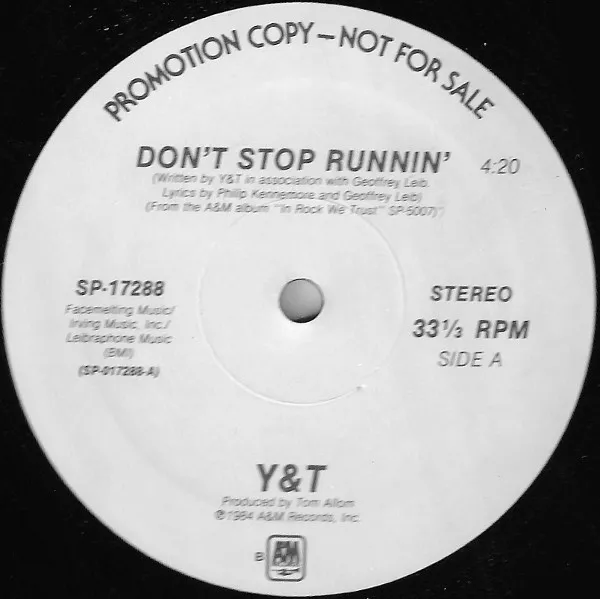 Don't Stop Runnin' / Rock & Roll's Gonna Save The World