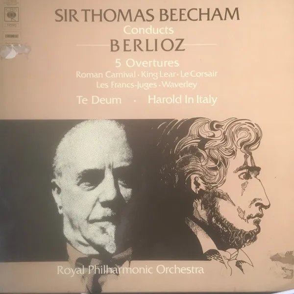 Sir Thomas Beecham Conducts Berlioz: 5 Overtures / Te Deum / Harold In Italy
