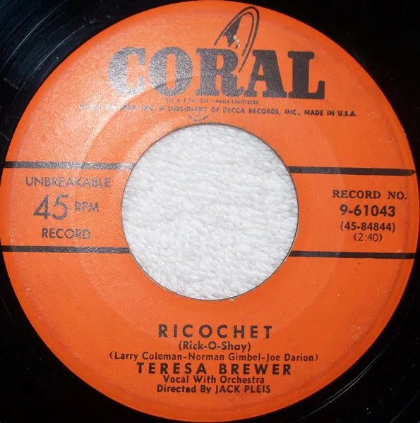 Ricochet (Rick-O-Shay) / Too Young To Tango