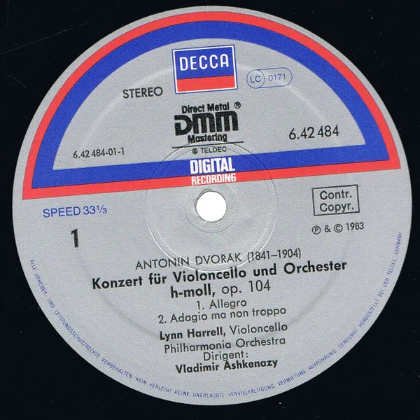 Cello Concerto Op. 14 / Kol Nidrei Op.47