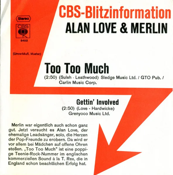 Too Too Much / Gettin' Involved
