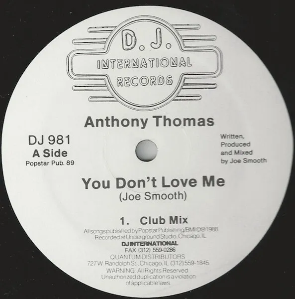 You Don't Love Me