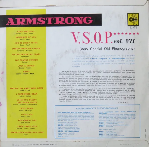 V.S.O.P. (Very Special Old Phonography) Vol. 7