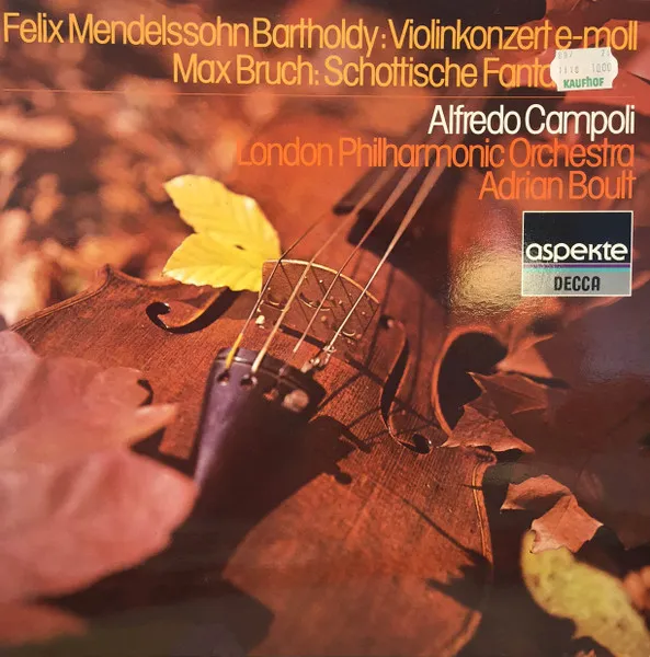Violinkonzert E-moll / Schottische Fantasie