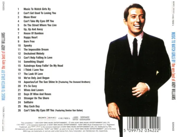 Music To Watch Girls By: The Very Best Of Andy Williams