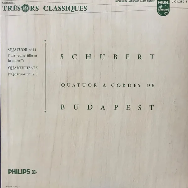 Quatuor N° 14 ("La Jeune Fille Et La Mort") - Quartettsatz ("Quatuor N° 12")