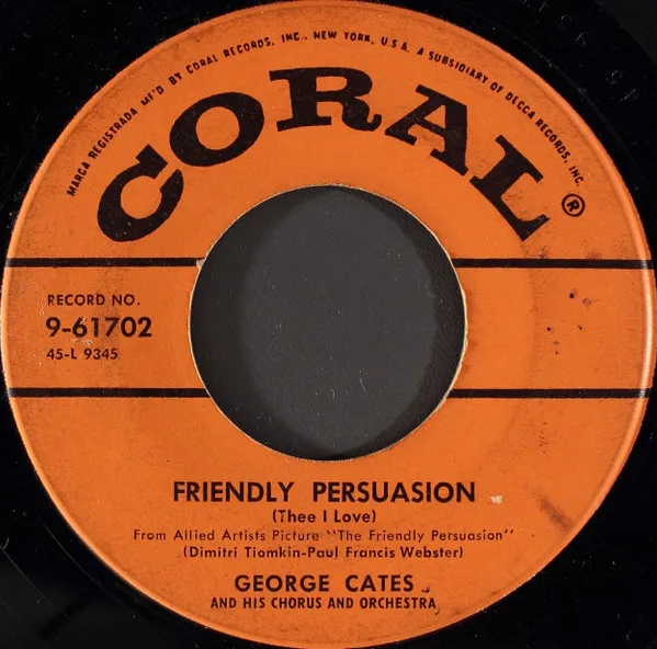 Friendly Persuasion (Thee I Love) / There's Never Been Anyone Else But You