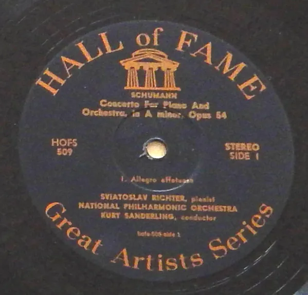 Concerto For Piano And Orchestra, In A Minor, Opus 54