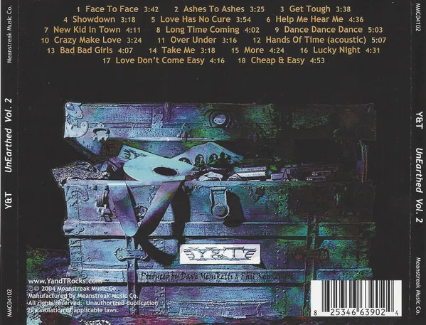 Unearthed Vol.2 Demos & Unreleased Recordings From 1974 Through 1989