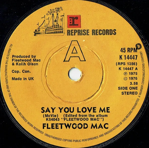 Say You Love Me