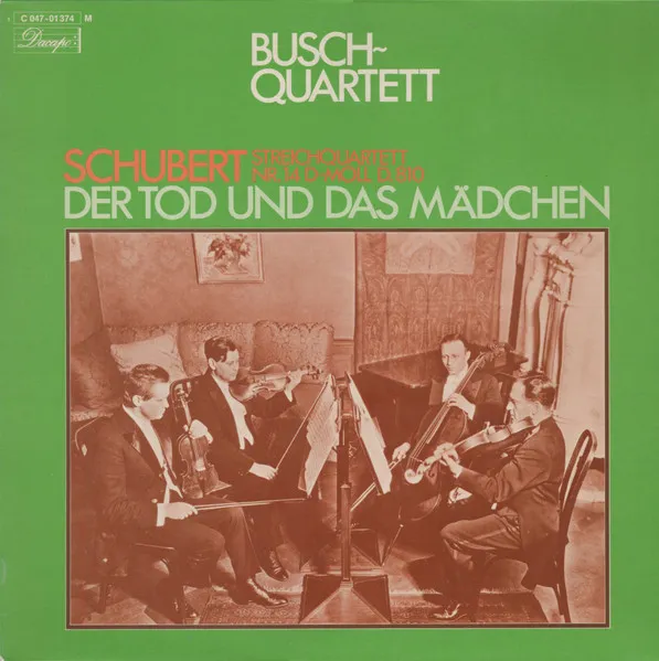 Schubert - Streichquartett Nr. 14 In D-Moll D. 810: "Der Tod Und Das Mädchen"