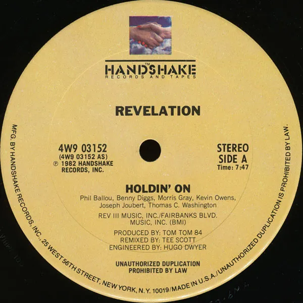 Holdin' On / You Are My Choice