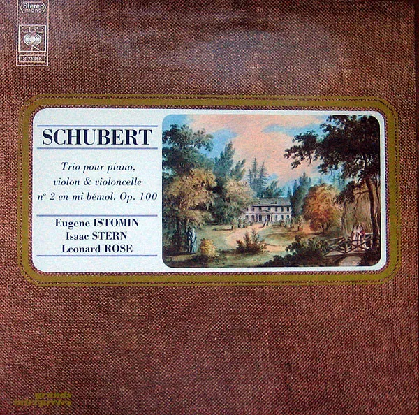 Trio Pour Piano, Violon & Violoncelle No 2 En Mi Bémol, Op. 100