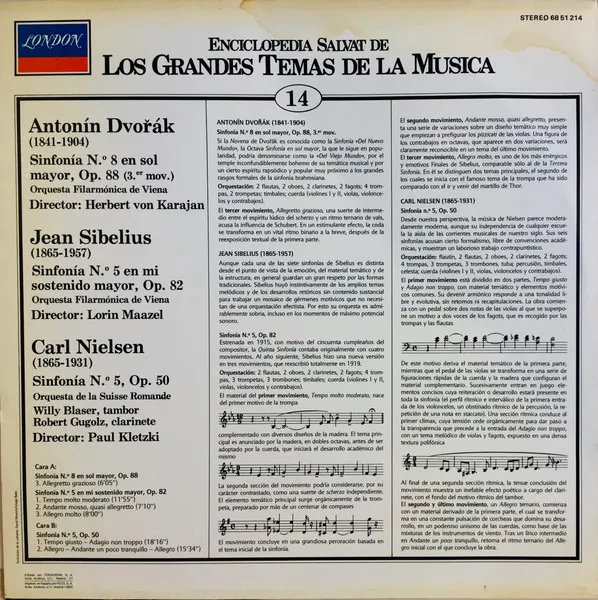 Sinfonia Nº8 - Op. 88 (3er mov.) + Sinfonia Nº 5 - Op. 82 + Sinfonia Nº 5 - Op.50