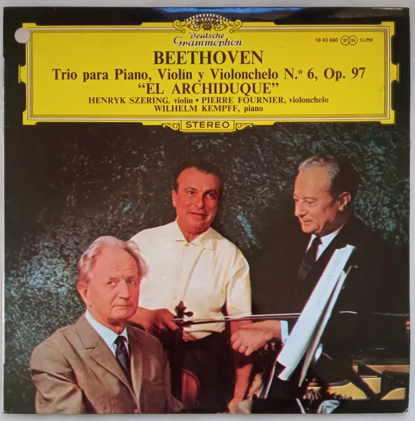 Piano Trio Op. 97 In B Flat Major "Archduke"