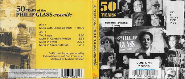Werke "50 Years of the Philip Glass Ensemble"