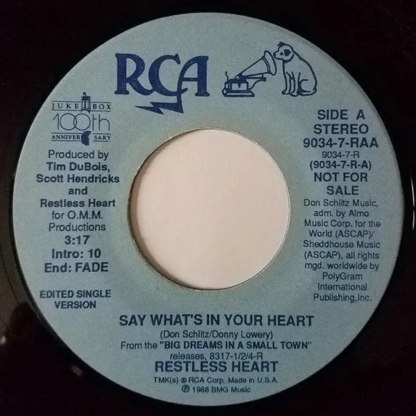 Say What's In Your Heart