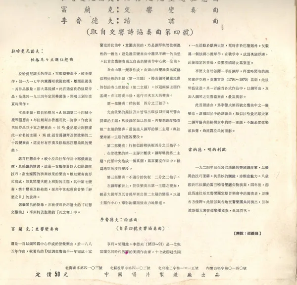 Rhapsody On A Theme Of Paganini, Symphonic Variations, Scherzo