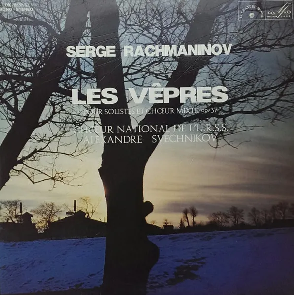 Les Vêpres Pour Solistes Et Chœur Mixte, Op. 37