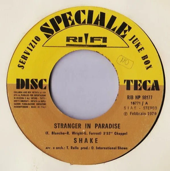 Stranger In Paradise / Per Te