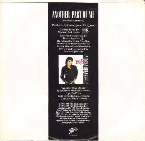 Another Part Of Me = アナザー・パート・オブ・ミー