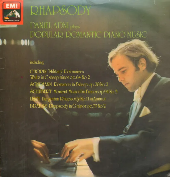 Rhapsody Daniel Adni Plays Popular Romantic Piano Music