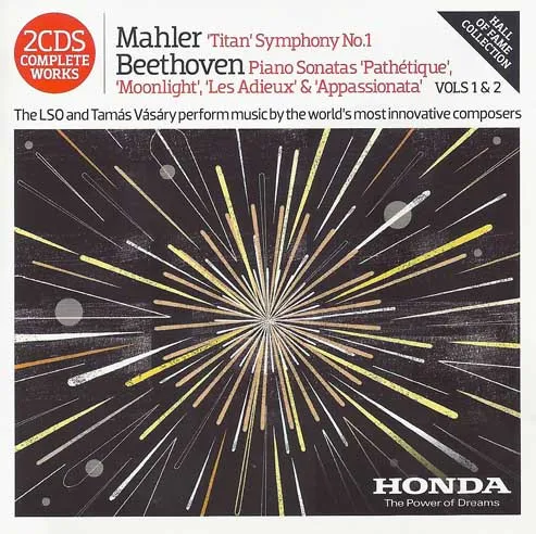 Mahler "Titan" Symphony No.1 - Beethoven Piano Sonatas "Pathétique","Moonlight", "Les Adieux" & "Appassionata"